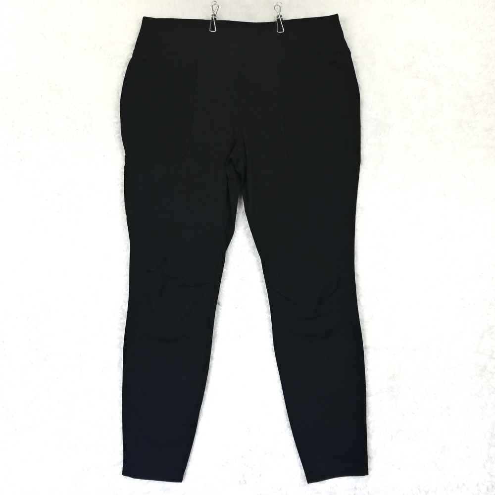 Carhartt Womens Pants Force Legging Utility Black Midweight Fitted Stretch L